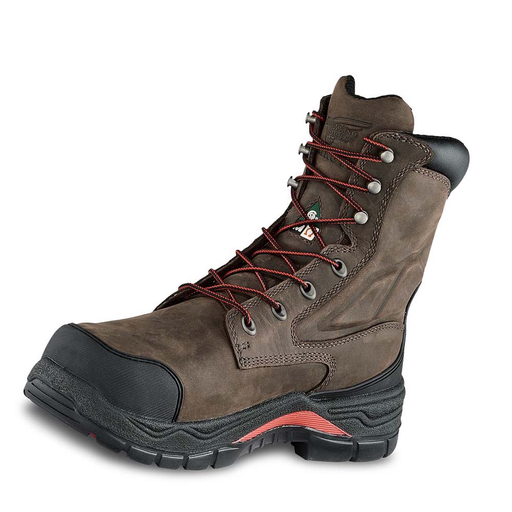 Botas Impermeables Red Wing King Puntera® ADC 8-inch CSA Metguard Seguridad Puntera Hombre Taupe | MX96XYU