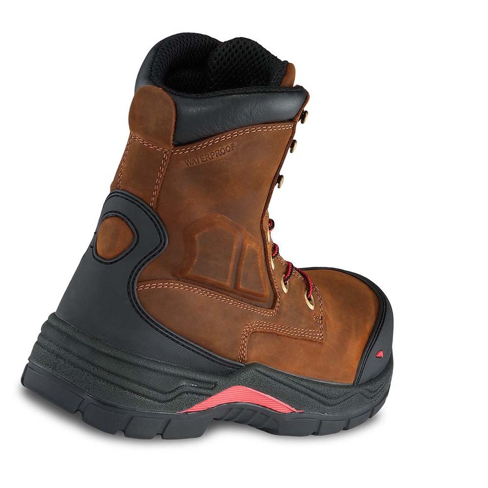 Botas Impermeables Red Wing King Puntera® ADC 8-inch Seguridad Puntera Hombre Marrom | MX98LIS