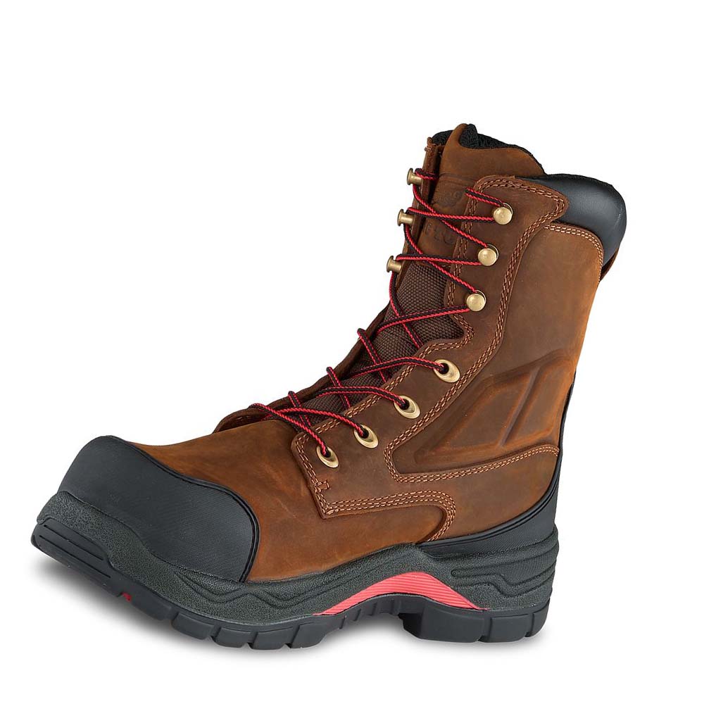 Botas Impermeables Red Wing King Puntera® ADC 8-inch Seguridad Puntera Hombre Marrom | MX98LIS