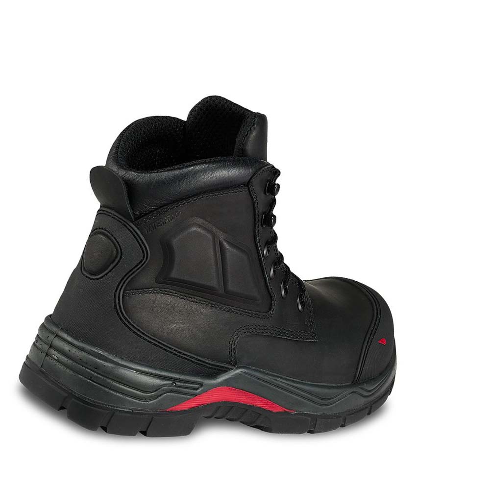 Botas Impermeables Red Wing King Puntera® ADC 6-inch Seguridad Puntera Hombre Negros | MX99KOR