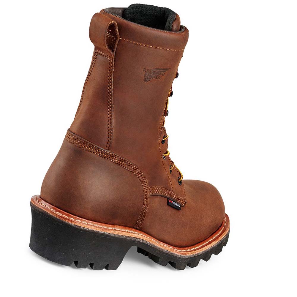 Botas Impermeables Red Wing LoggerMax 9-inch Soft Puntera Hombre Marrom | MX129FDN