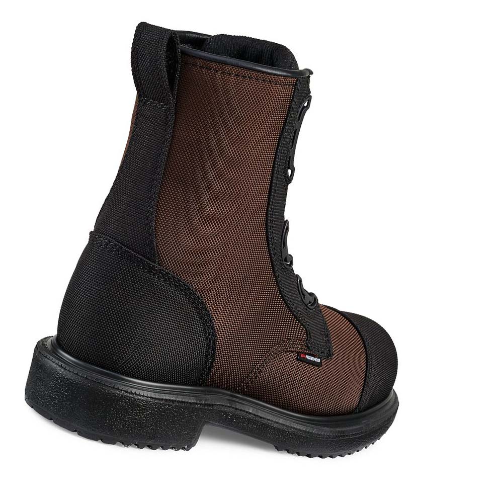 Botas Impermeables Red Wing MaxBond 8-inch BOA® CSA Seguridad Puntera Hombre Cafes | MX84UZG