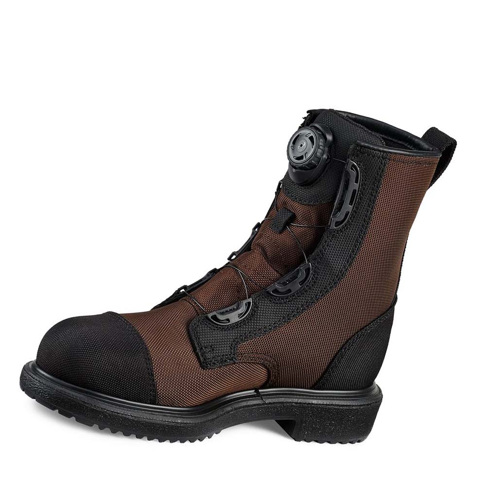 Botas Impermeables Red Wing MaxBond 8-inch BOA® CSA Seguridad Puntera Hombre Cafes | MX84UZG