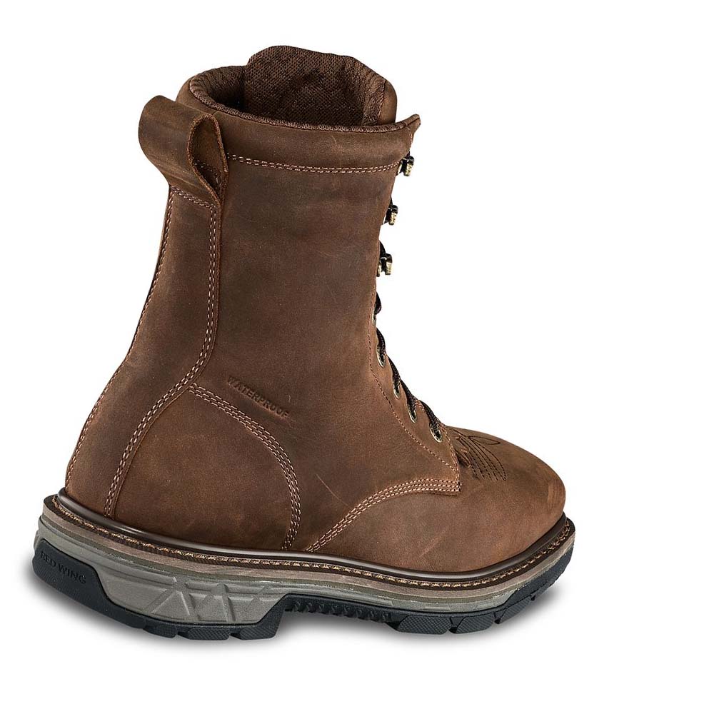 Botas Impermeables Red Wing Rio Flex 8-inch Impermeables, Seguridad Puntera Hombre Marrom | MX74JPQ