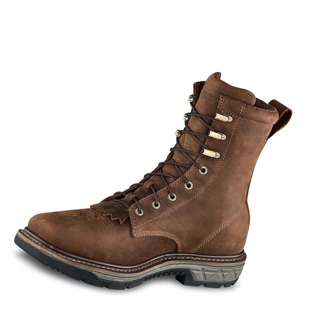 Botas Impermeables Red Wing Rio Flex 8-inch Impermeables, Seguridad Puntera Hombre Marrom | MX74JPQ