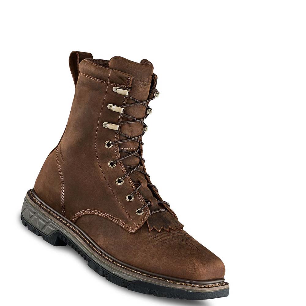 Botas Impermeables Red Wing Rio Flex 8-inch Impermeables, Seguridad Puntera Hombre Marrom | MX74JPQ