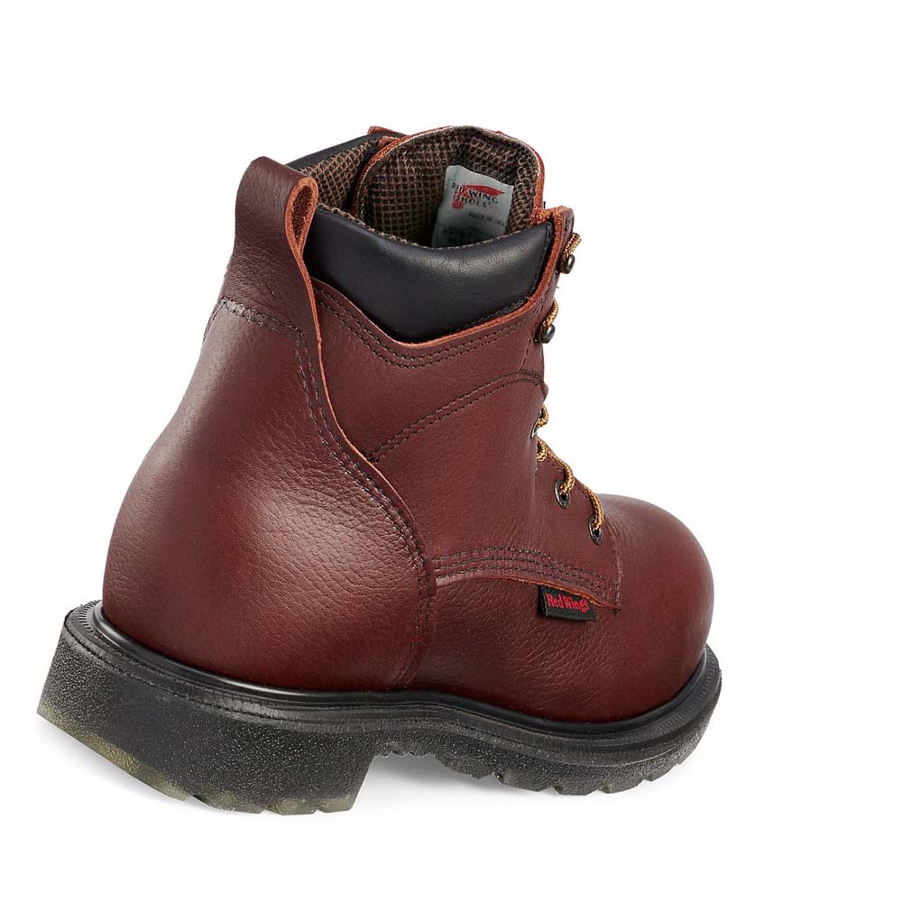 Botas Impermeables Red Wing SuperSole® 2.0 6-inch CSA Seguridad Puntera Hombre Vino | MX150LIS