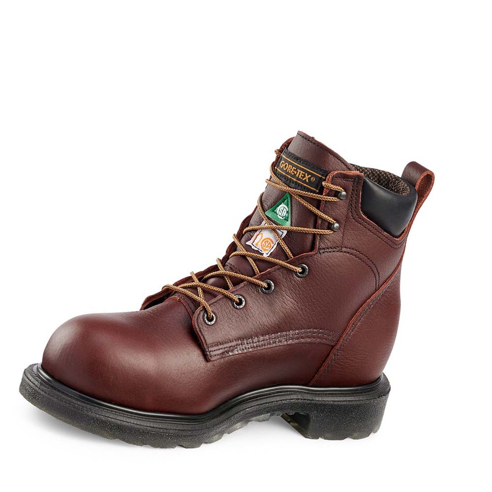 Botas Impermeables Red Wing SuperSole® 2.0 6-inch CSA Seguridad Puntera Hombre Vino | MX150LIS