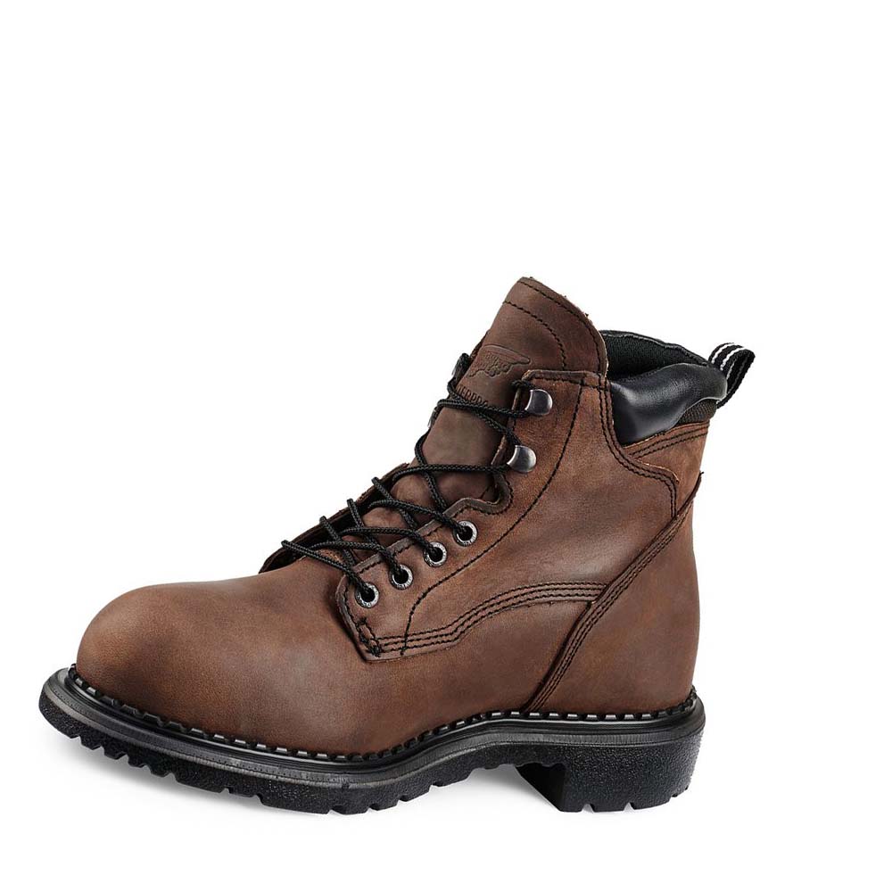 Botas Impermeables Red Wing SuperSole® 6-inch Seguridad Puntera Metguard Hombre Cafes | MX133PJJ