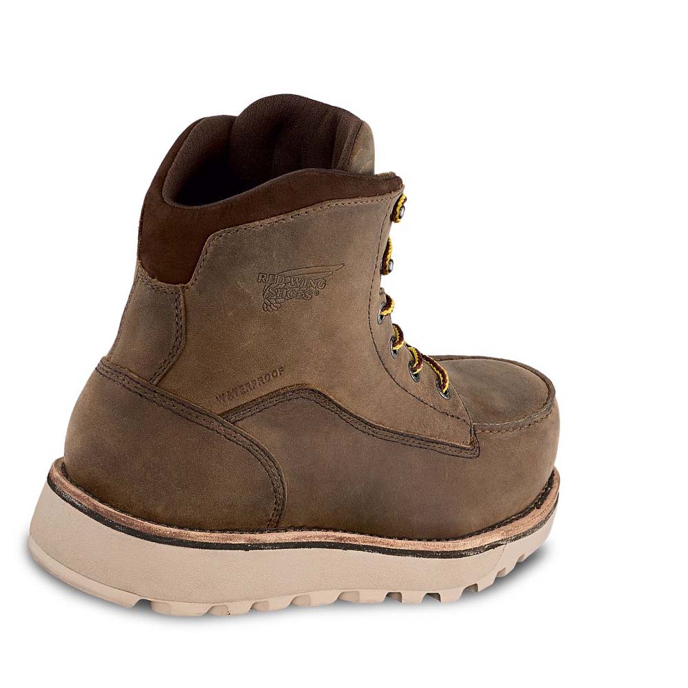 Botas Impermeables Red Wing Traction Tred Lite 6-inch Seguridad Puntera Hombre Marrom | MX60TCE