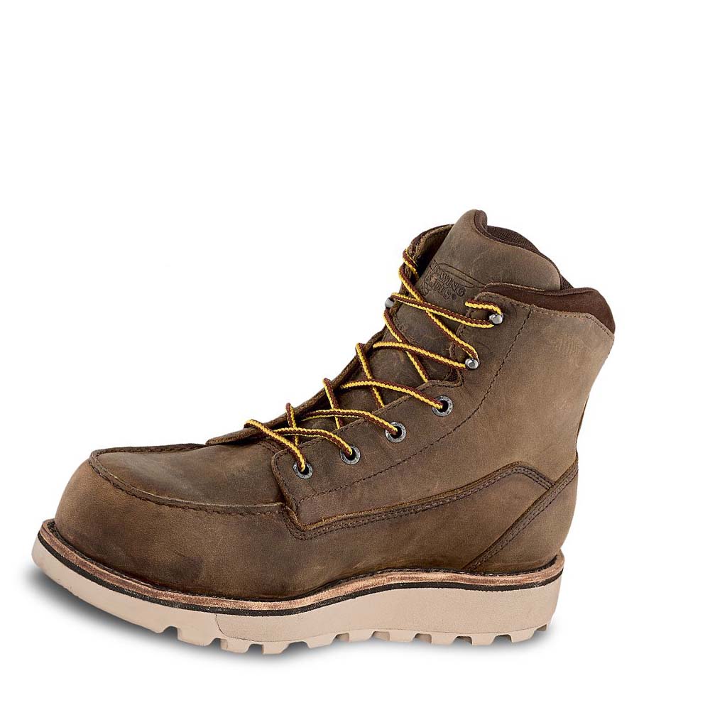 Botas Impermeables Red Wing Traction Tred Lite 6-inch Seguridad Puntera Hombre Marrom | MX60TCE