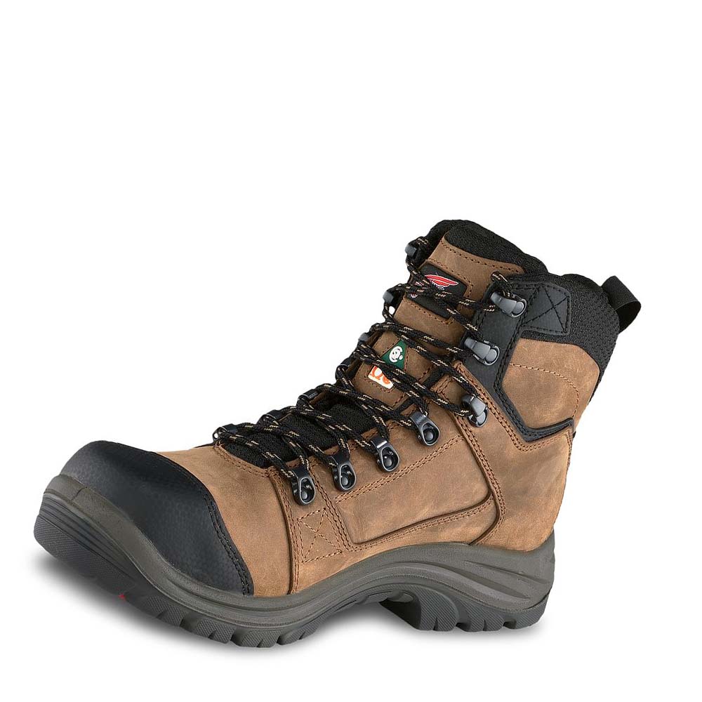 Botas Impermeables Red Wing Tradesman 6-inch CSA Seguridad Puntera Hombre Marrom | MX108OKI