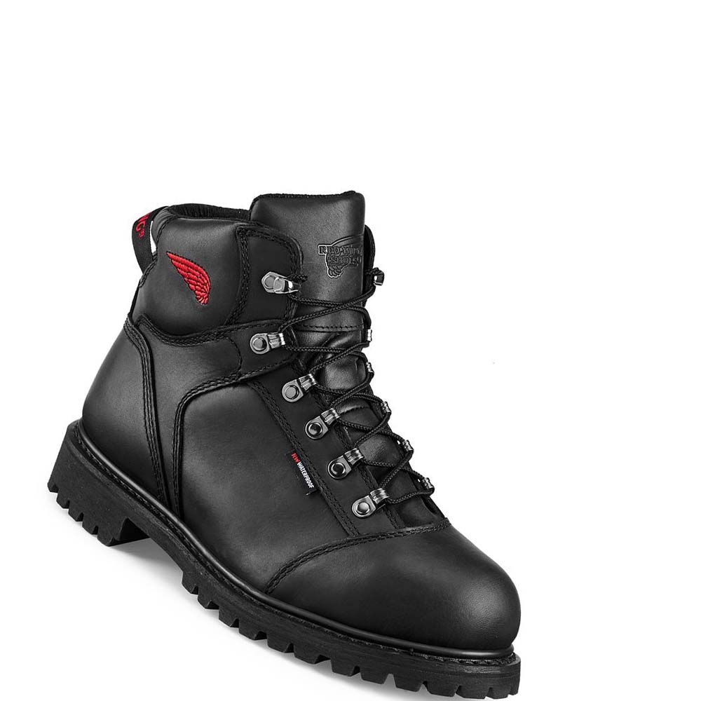 Botas Impermeables Red Wing TruWelt 6-inch Seguridad Puntera Hombre Negros | MX93BEX