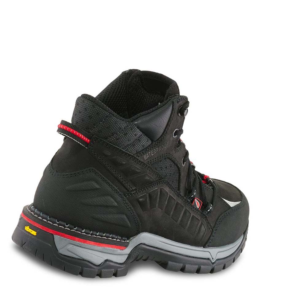 Botas Montaña Red Wing 5-inch Impermeables CSA Seguridad Puntera Hombre Negros | MX288AHK