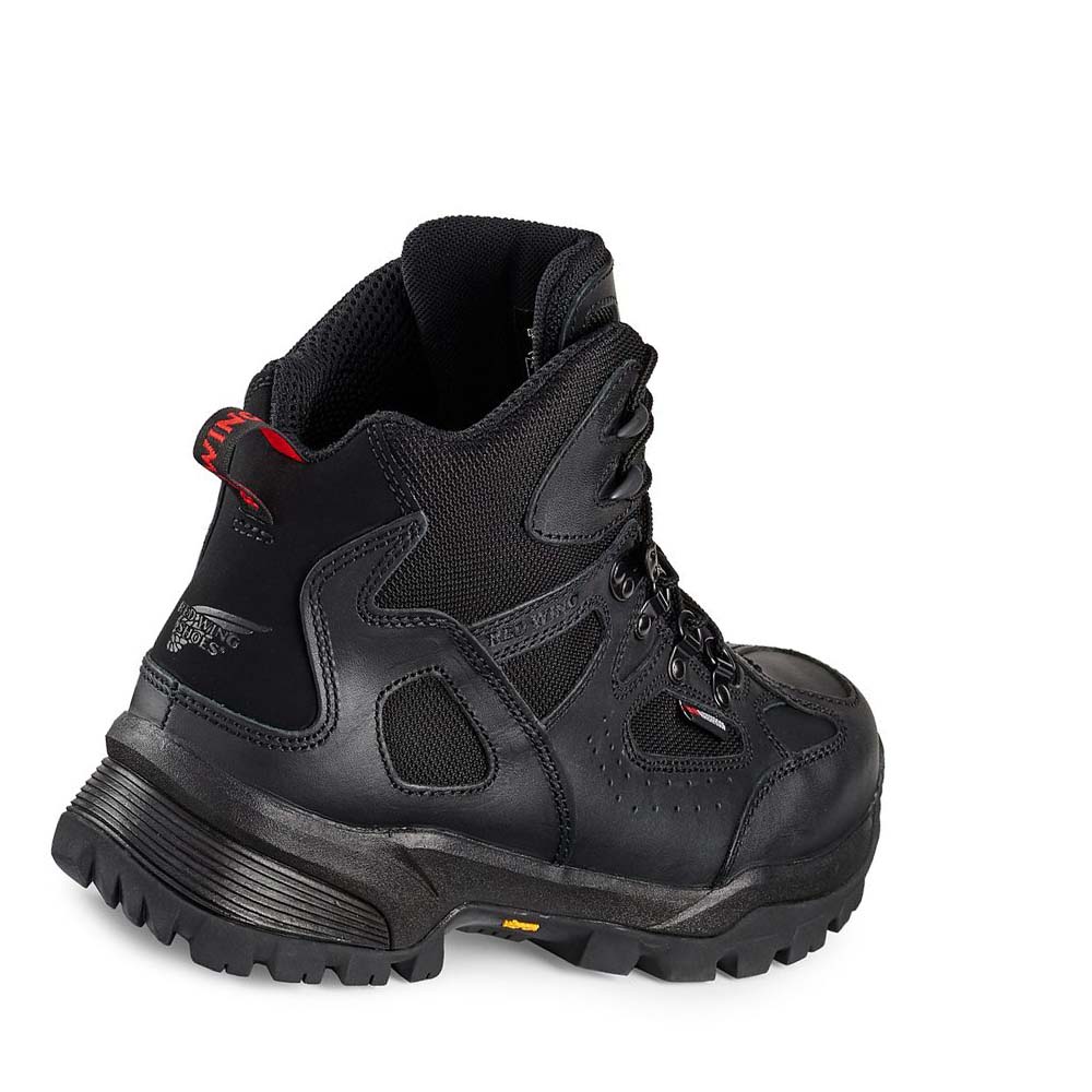 Botas Montaña Red Wing 6-inch Impermeables Seguridad Puntera Hombre Negros | MX291ILH