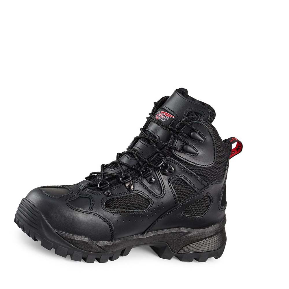 Botas Montaña Red Wing 6-inch Impermeables Seguridad Puntera Hombre Negros | MX291ILH