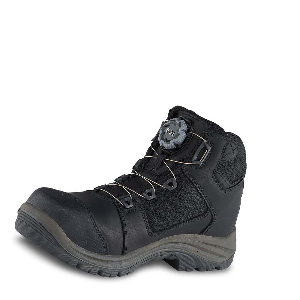 Botas Montaña Red Wing Tradesman 5-inch Impermeables Seguridad Puntera Hombre Negros | MX289PJJ