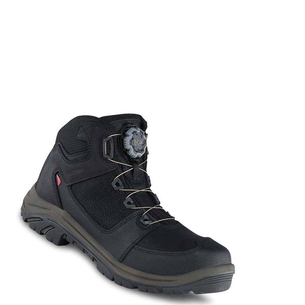 Botas Montaña Red Wing Tradesman 5-inch Impermeables Seguridad Puntera Hombre Negros | MX289PJJ