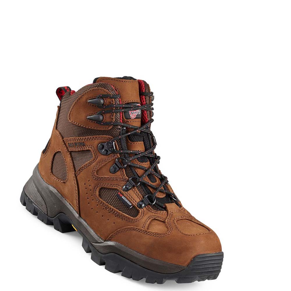 Botas Montaña Red Wing TruHiker 6-inch Impermeables Seguridad Puntera Hombre Marrom | MX293YXF