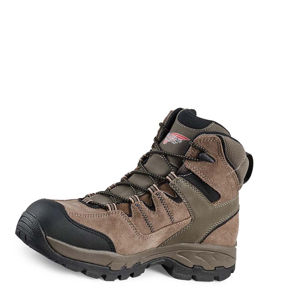 Botas Montaña Red Wing TruHiker 6-inch Seguridad Puntera Hombre Verde Oliva | MX285FDN