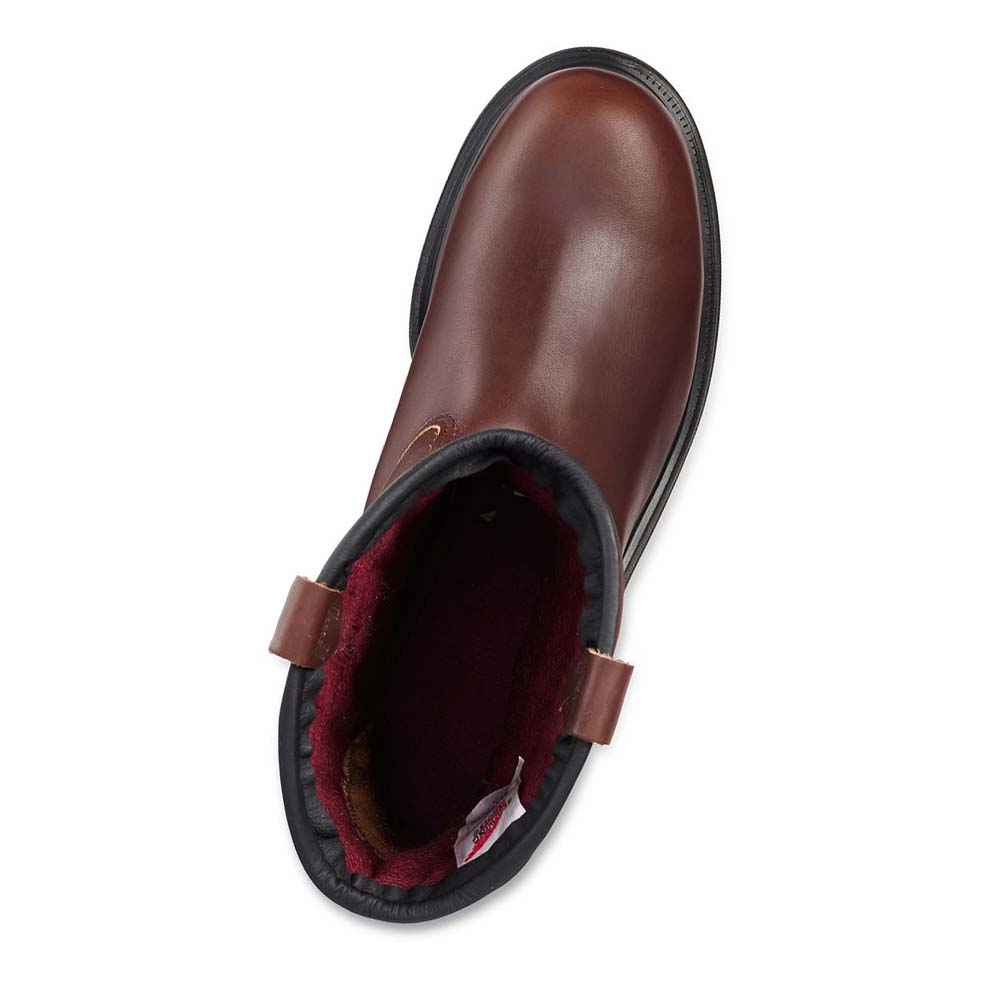 Botas Red Wing SuperSole® 11-inch Insulated Seguridad Puntera Pull On Hombre Vino | MX311FDN