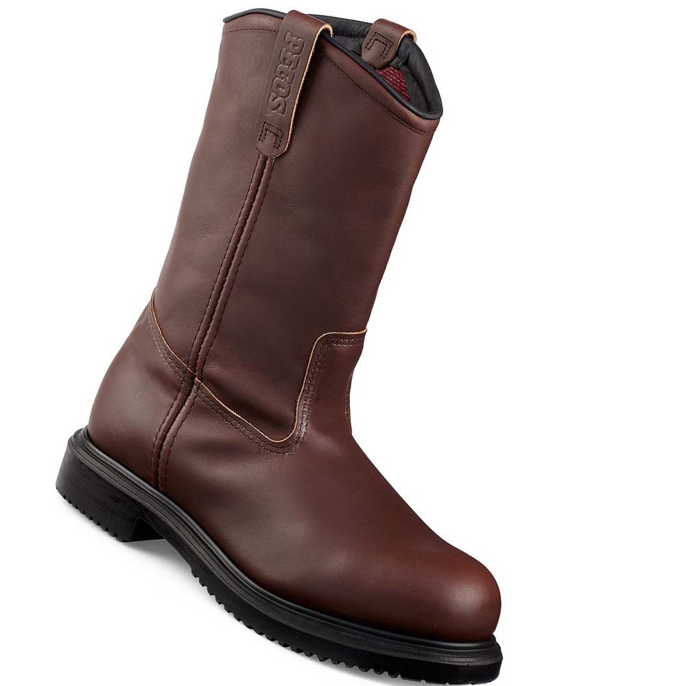 Botas Red Wing SuperSole® 11-inch Insulated Seguridad Puntera Pull On Hombre Vino | MX311FDN