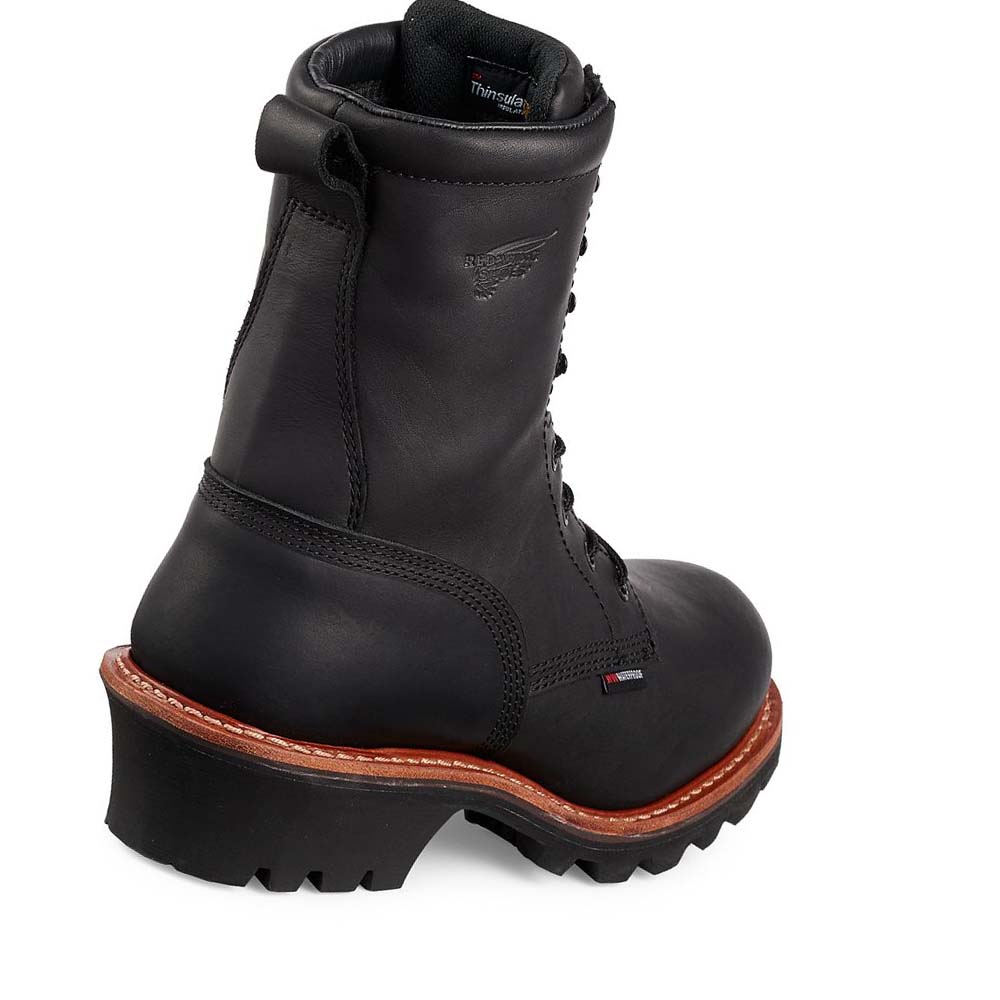 Botas Seguridad Red Wing 9-inch Insulated, Impermeables Hombre Negros | MX238OKI