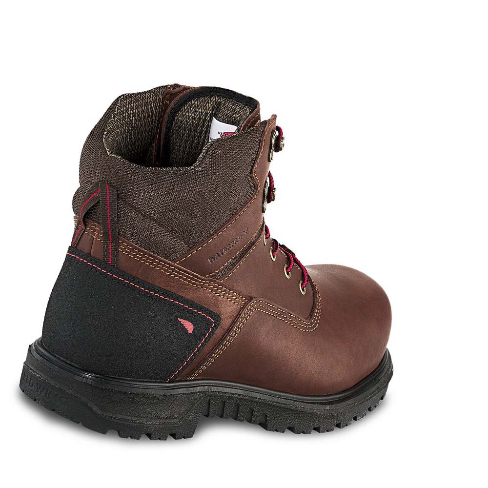 Botas Seguridad Red Wing Brnr XP 6-inch Impermeables CSA Hombre Cafes | MX189YXF