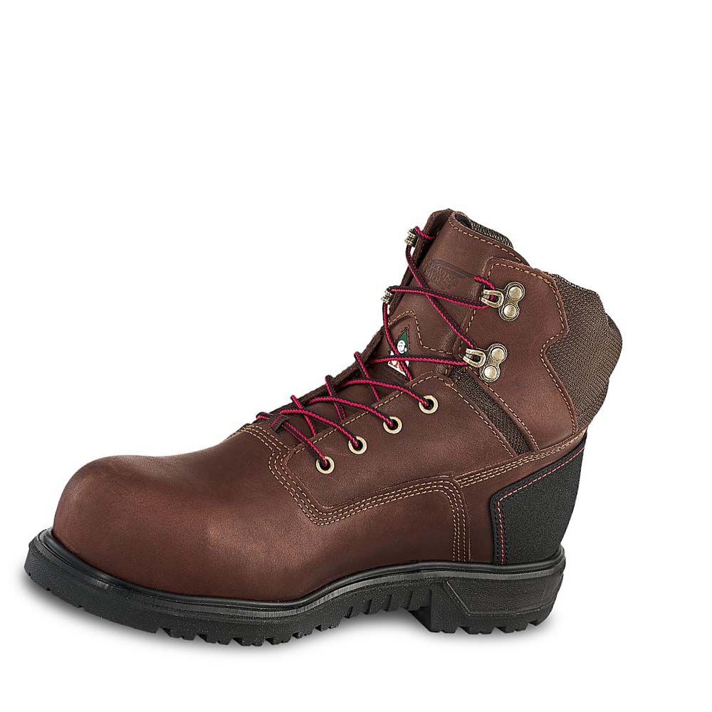 Botas Seguridad Red Wing Brnr XP 6-inch Impermeables CSA Hombre Cafes | MX189YXF