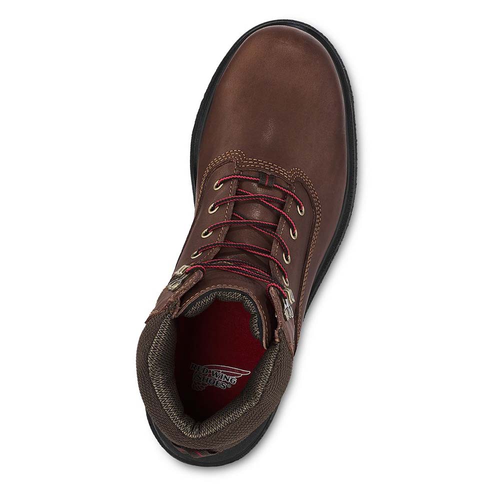 Botas Seguridad Red Wing Brnr XP 6-inch Impermeables CSA Hombre Cafes | MX189YXF