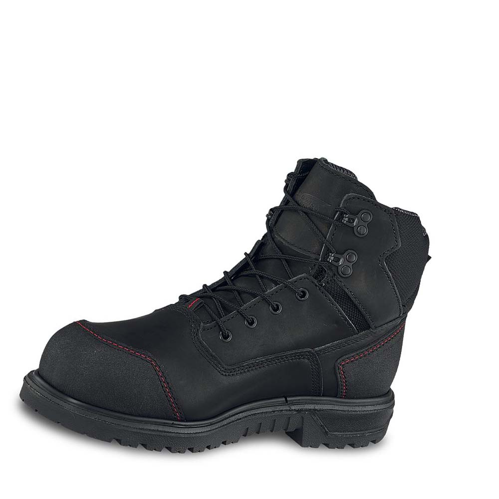 Botas Seguridad Red Wing Brnr XP 6-inch Impermeables Hombre Negros | MX234DFM