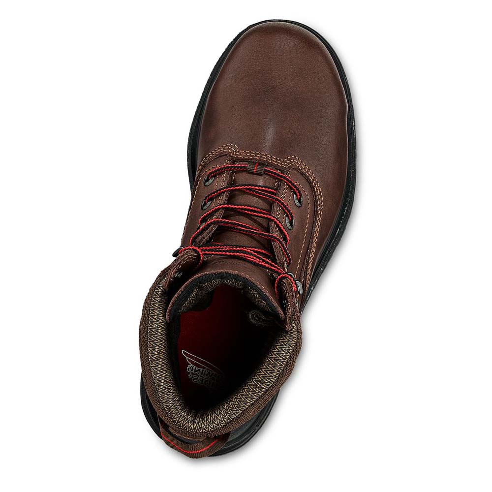 Botas Seguridad Red Wing Brnr XP 8-inch Impermeables, CSA Mujer Vino | MX404NWY