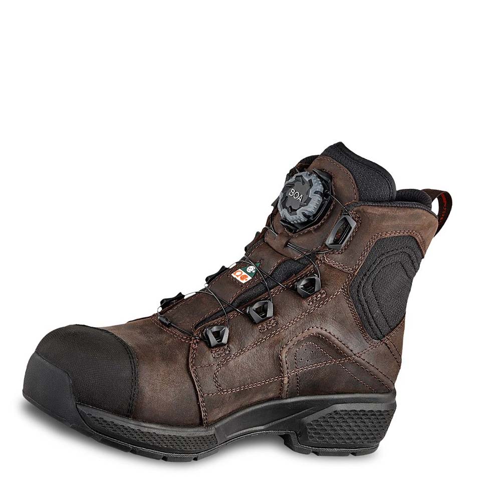 Botas Seguridad Red Wing Exos Lite 6-inch Impermeables, CSA Hombre Cafes | MX196NWY