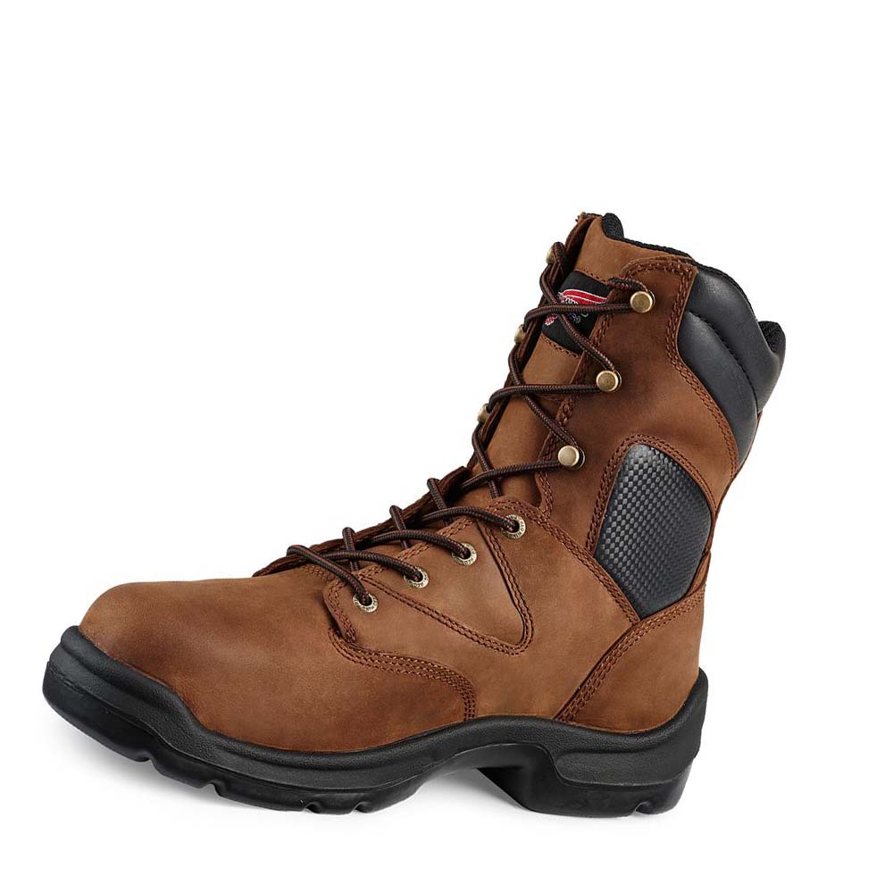 Botas Seguridad Red Wing FlexBond 8-inch Seguridad Puntera Metguard Hombre Marrom | MX221MQZ