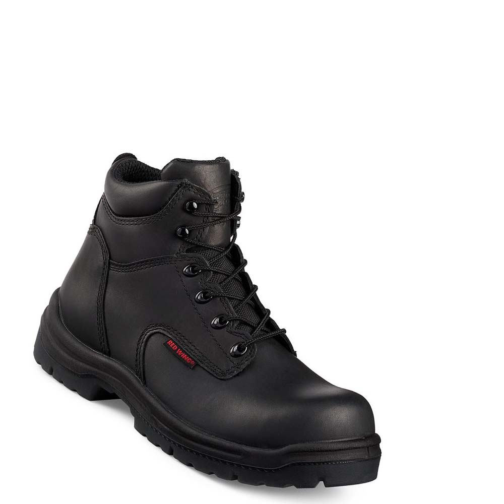 Botas Seguridad Red Wing King Puntera® 6-inch Hombre Negros | MX267YXF