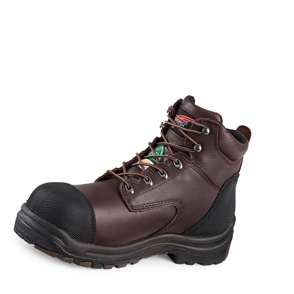 Botas Seguridad Red Wing King Puntera® 6-inch Impermeables CSA Hombre Cafes | MX273MQZ