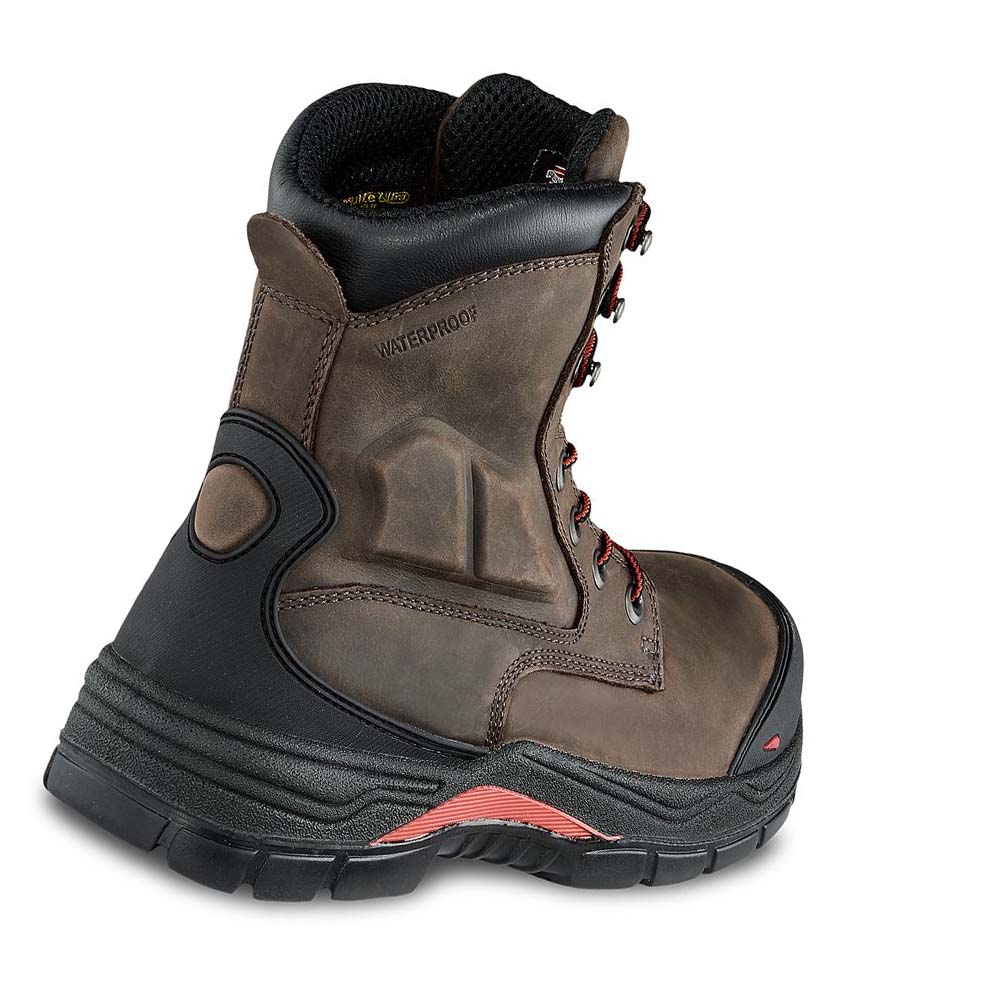 Botas Seguridad Red Wing King Puntera® ADC 8-inch Insulated, Impermeables CSA Hombre Verde Oliva | MX220QMA