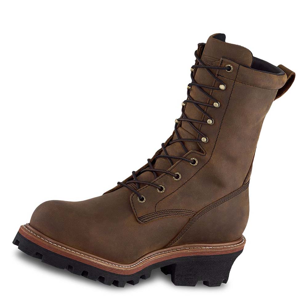 Botas Seguridad Red Wing LoggerMax 9-inch Insulated, Impermeables Puntera Logger Hombre Marrom | MX239ILH