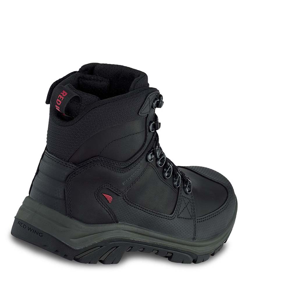 Botas Seguridad Red Wing Tradesman 6-inch Side-Zip, Impermeables, CSA Hombre Negros | MX230JPQ