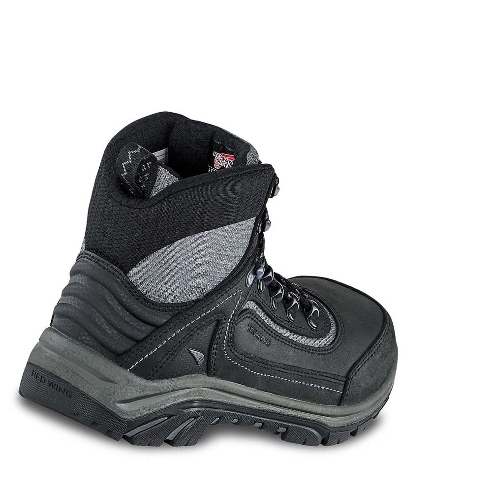 Botas Seguridad Red Wing Tradeswoman 6-inch Impermeables CSA Puntera Hiker Mujer Negros | MX396UZG