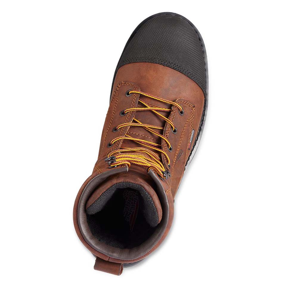 Botas Seguridad Red Wing TruWelt 10-inch Insulated, Impermeables Seguridad Puntera Metguard Hombre Cafes | MX214UZG