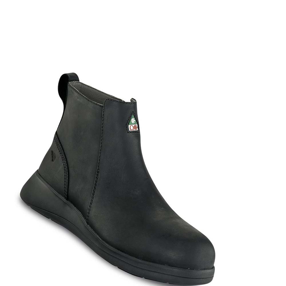 Tenis Seguridad Red Wing CSA 5-inch Seguridad Puntera Slip-On Trabajo Mujer Negros | MX356XYU