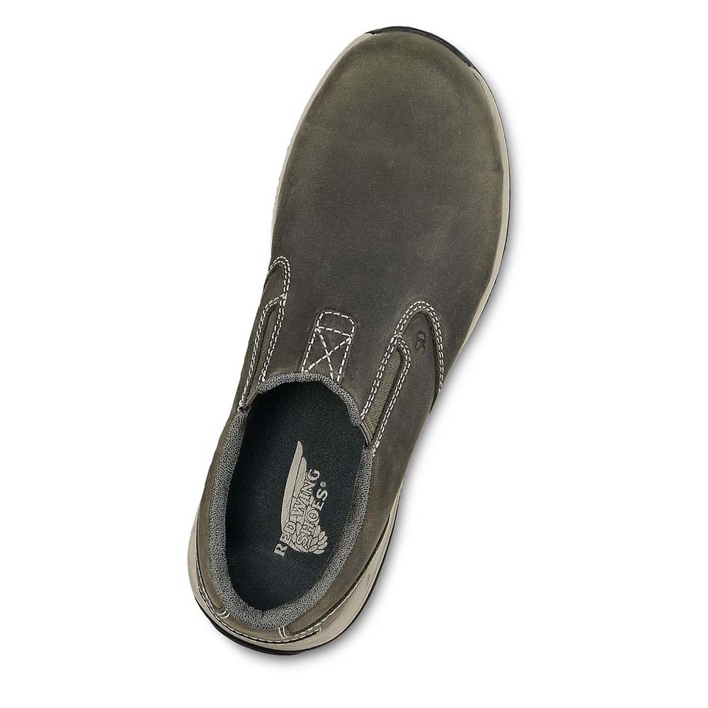 Tenis Seguridad Red Wing ComfortPro Seguridad Puntera Slip-On Trabajo Mujer Verde Oliva | MX352NWY