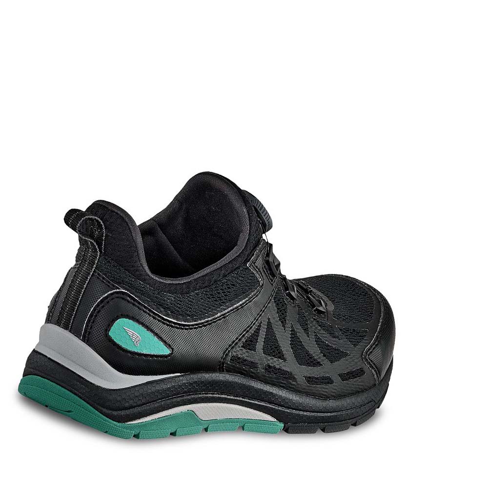 Tenis Seguridad Red Wing CoolTech™ CSA Seguridad Puntera Atléticos Trabajo Mujer Negros | MX344UZG