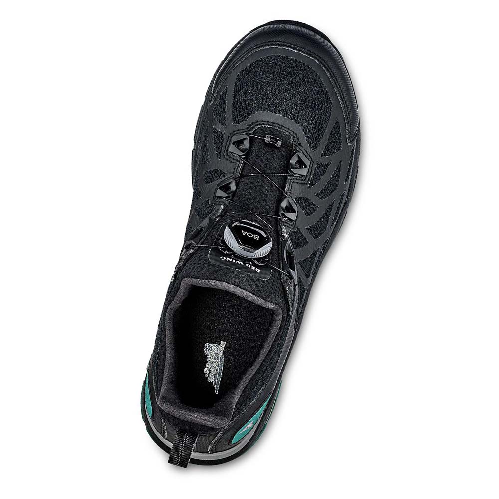 Tenis Seguridad Red Wing CoolTech™ CSA Seguridad Puntera Atléticos Trabajo Mujer Negros | MX344UZG