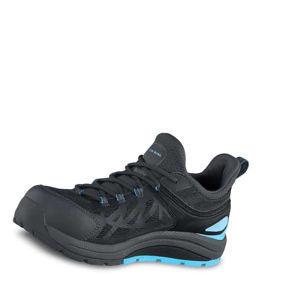 Tenis Seguridad Red Wing CoolTech™ Seguridad Puntera Atléticos Trabajo Mujer Negros Azules | MX348EBC