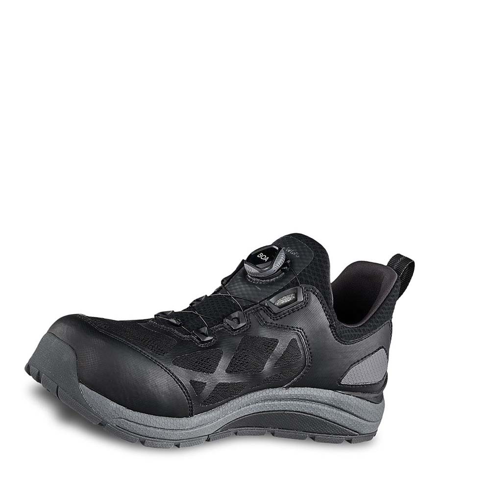 Tenis Seguridad Red Wing CoolTech™ Seguridad Puntera Atléticos Trabajo Hombre Negros | MX7YXF