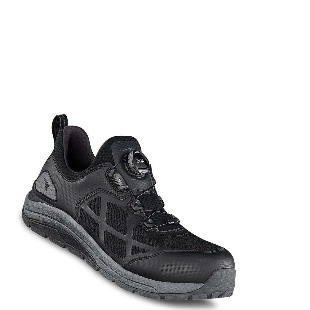 Tenis Seguridad Red Wing CoolTech™ Seguridad Puntera Atléticos Trabajo Hombre Negros | MX7YXF