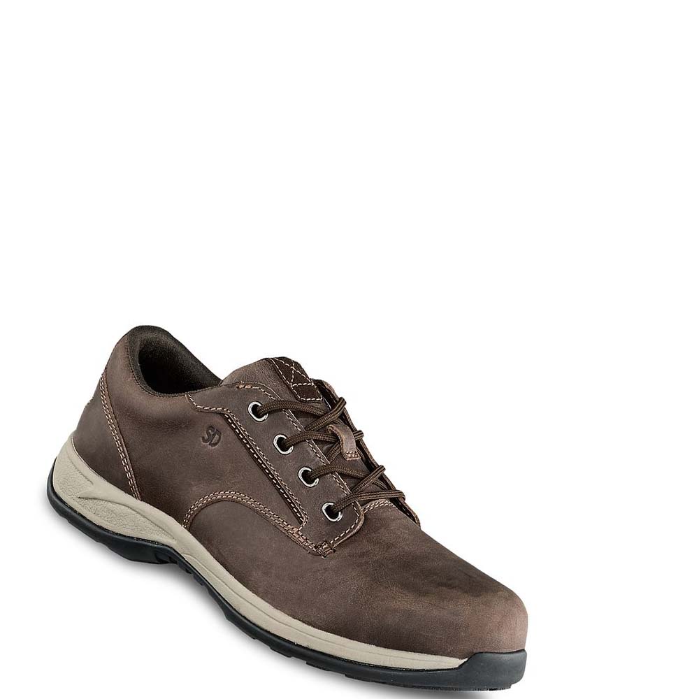 Tenis Seguridad Red Wing Seguridad Puntera Oxford Trabajo Mujer Cafes | MX350QMA