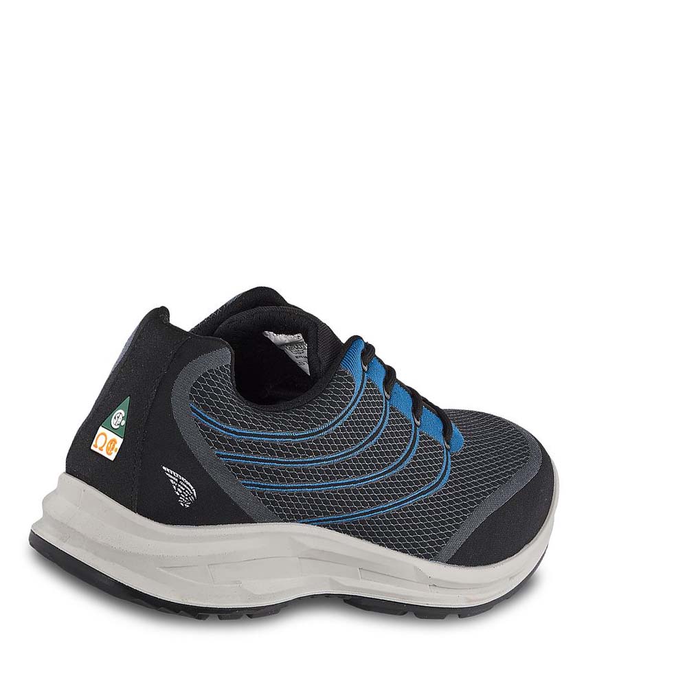 Tenis Seguridad Red Wing ShieldLite Athletics Seguridad Puntera Trabajo Hombre Negros Azules | MX13MQZ